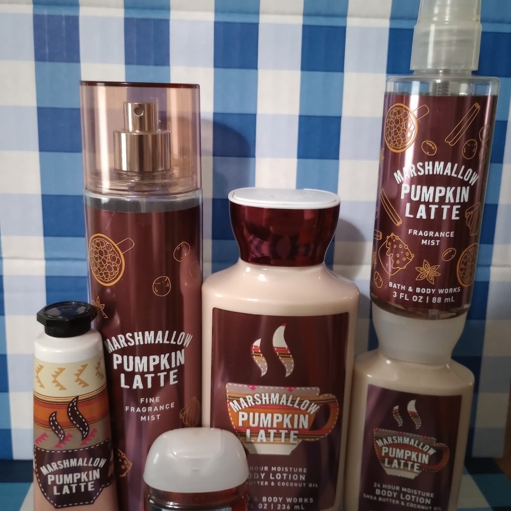 Bath & Body Works Marshmallow Pumpkin Latte Collection